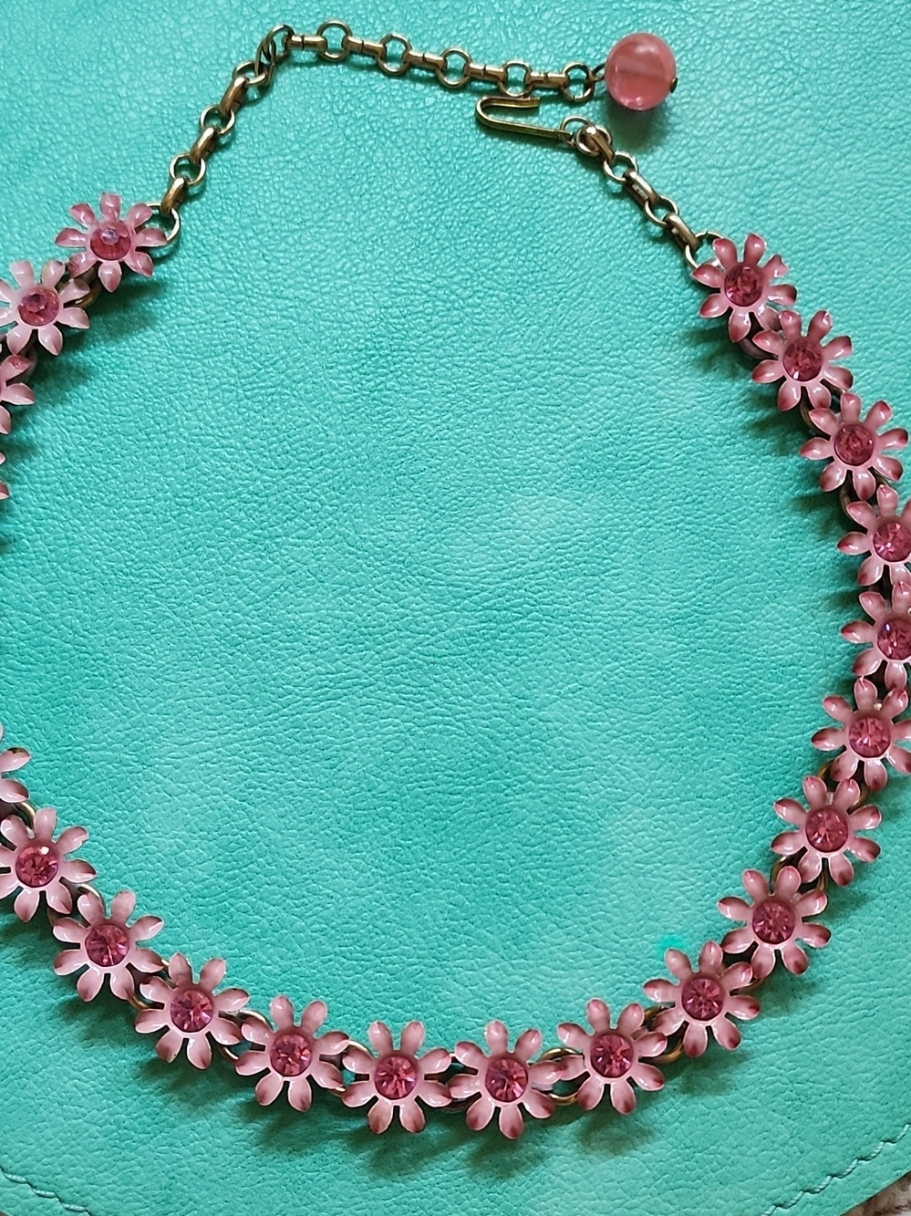 Pink Daisy Necklace - Women Jewelry